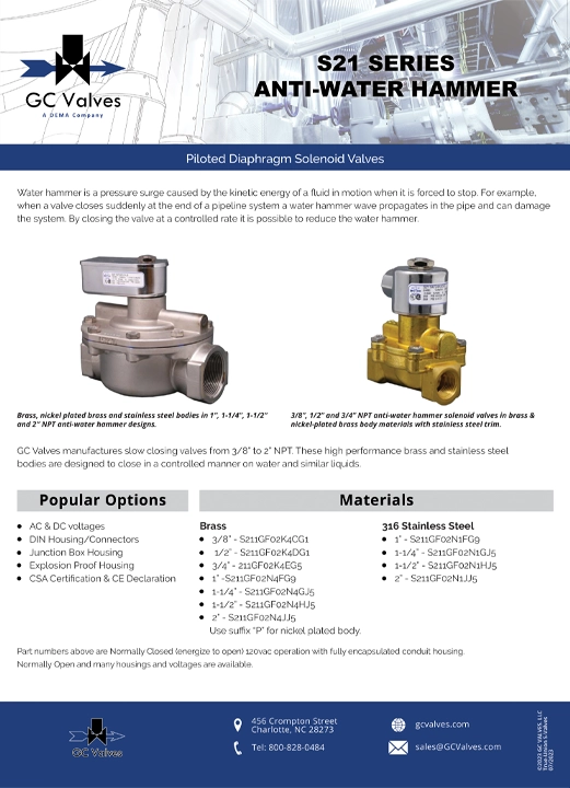 GC Valves Solenoid Valve Literature